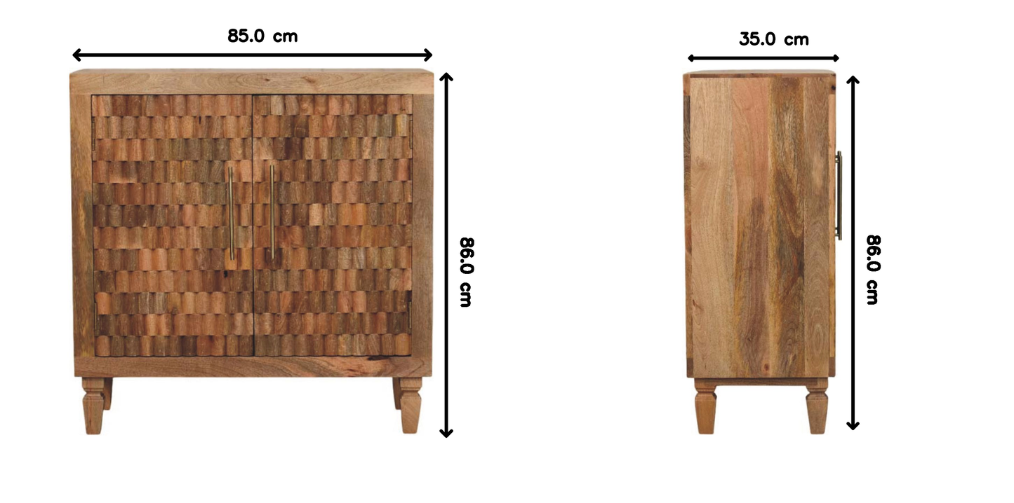 Cadiz Carved Block Cabinet
