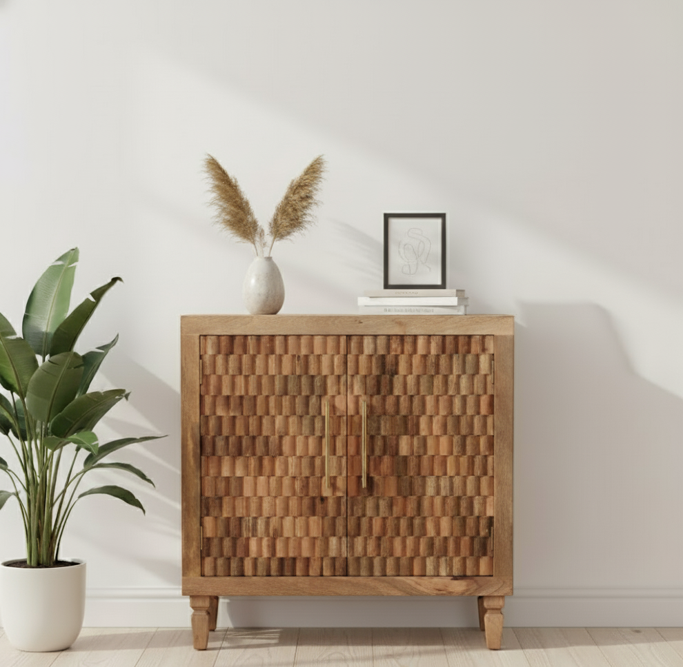 Cadiz Carved Block Cabinet