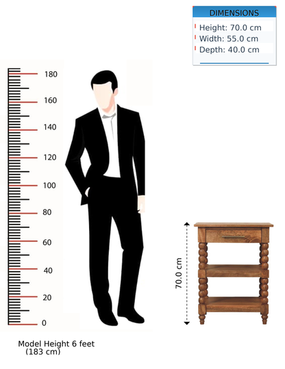 Spindle Side Table